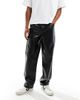 ASOS DESIGN ASOS DESIGN baggy pants in black faux leather - 1