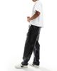 ASOS DESIGN ASOS DESIGN baggy pants in black faux leather - 3