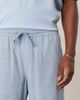 ASOS DESIGN ASOS DESIGN baggy pull on shorts in blue linen blend - 4