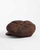 ASOS DESIGN ASOS DESIGN baker boy hat in chocolate-Brown - 3