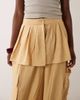 ASOS DESIGN ASOS DESIGN balloon leg skirt detail pants in camel-Neutral - 3