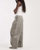 ASOS DESIGN ASOS DESIGN balloon pants with drawstring waist in khaki-Green - 2