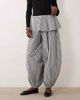ASOS DESIGN ASOS DESIGN balloon pants with skirt overlay detail in black & white plaid-Multi - 1