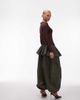 ASOS DESIGN ASOS DESIGN balloon pants with skirt overlay detail in gingham-Black - 3