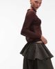 ASOS DESIGN ASOS DESIGN balloon pants with skirt overlay detail in gingham-Black - 4