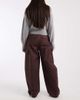 ASOS DESIGN ASOS DESIGN balloon pants with utility pocket details in fudge-Red - 3