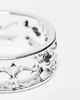 ASOS DESIGN ASOS DESIGN band ring with fleur de lis cut out in real silver plate - 4