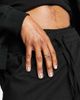 ASOS DESIGN ASOS DESIGN band ring with piercing bar design in silver - 4