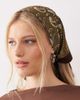 ASOS DESIGN ASOS DESIGN bandana print headscarf in green & chocolate-Multi - 1