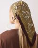 ASOS DESIGN ASOS DESIGN bandana print headscarf in green & chocolate-Multi - 2