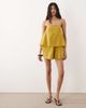 ASOS DESIGN ASOS DESIGN bandeau double layer romper in yellow-Multi - 1