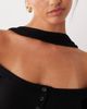 ASOS DESIGN ASOS DESIGN bandeau top with scarf detail in black - 3