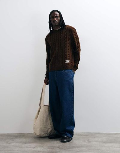 ASOS DESIGN ASOS DESIGN barrel jeans in indigo-Blue