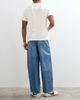 ASOS DESIGN ASOS DESIGN barrel jeans in light wash blue with fatigue pockets and vintage wash - 3
