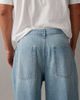 ASOS DESIGN ASOS DESIGN barrel jeans in light wash blue with pleats - 4