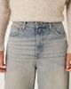 ASOS DESIGN ASOS DESIGN barrel jeans in light wash blue with tint and rips - 4