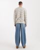 ASOS DESIGN ASOS DESIGN barrel jeans in mid wash blue with pleats - 3