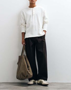 ASOS DESIGN ASOS DESIGN barrel jeans in raw brown
