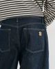 ASOS DESIGN ASOS DESIGN barrel jeans in raw indigo with embroidery and contrast stitch-Blue - 4