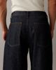 ASOS DESIGN ASOS DESIGN barrel jeans in raw wash with pleats-Blue - 4