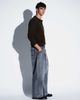 ASOS DESIGN ASOS DESIGN barrel jeans in washed gray with pleats - 1
