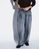 ASOS DESIGN ASOS DESIGN barrel jeans in washed gray with pleats - 2