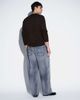 ASOS DESIGN ASOS DESIGN barrel jeans in washed gray with pleats - 4