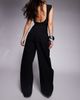 ASOS DESIGN ASOS DESIGN barrel jeans with silver stud embellishment in black - 3