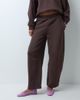 ASOS DESIGN ASOS DESIGN Barrel leg brushback sweatpants in brown - 4