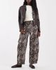 ASOS DESIGN ASOS DESIGN barrel leg jeans in zebra print - part of a set-Multi - 1