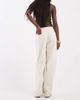 ASOS DESIGN ASOS DESIGN barrel leg jeans with no waistband in off white - 3