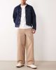 ASOS DESIGN ASOS DESIGN barrel leg pants in beige with vintage wash-Neutral - 1
