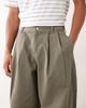 ASOS DESIGN ASOS DESIGN barrel pants in khaki with pleats-Green - 4