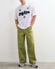 ASOS DESIGN ASOS DESIGN barrel pants in olive with fatigue pockets-Green - 2
