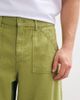 ASOS DESIGN ASOS DESIGN barrel pants in olive with fatigue pockets-Green - 3