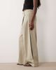 ASOS DESIGN ASOS DESIGN barrel pants with side panel detail in stone-Neutral - 2