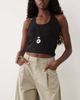 ASOS DESIGN ASOS DESIGN barrel pants with side panel detail in stone-Neutral - 3