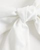 ASOS DESIGN ASOS DESIGN barrette hair clip with large bow in white satin - 3