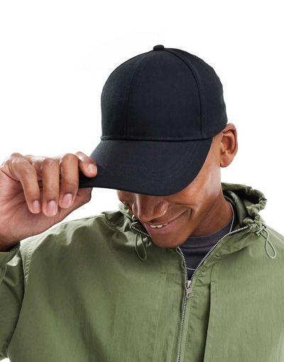 ASOS DESIGN ASOS DESIGN baseball cap in black