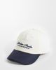 ASOS DESIGN ASOS DESIGN baseball contrast cap with logo graphic in stone and navy - 1