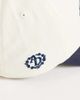 ASOS DESIGN ASOS DESIGN baseball contrast cap with logo graphic in stone and navy - 2