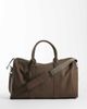 ASOS DESIGN ASOS DESIGN basketweave holdall bag in brown - 1