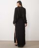 ASOS DESIGN ASOS DESIGN batwing chiffon maxi dress in black - 4