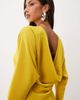 ASOS DESIGN ASOS DESIGN batwing mini dress with cowl back in golden yellow-Orange - 3