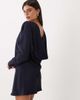 ASOS DESIGN ASOS DESIGN batwing mini dress with cowl back in navy - 1