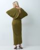 ASOS DESIGN ASOS DESIGN batwing wrap maxi dress in moss green - 4