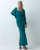 ASOS DESIGN ASOS DESIGN batwing wrap maxi dress in petrol blue - 1