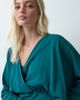 ASOS DESIGN ASOS DESIGN batwing wrap maxi dress in petrol blue - 3