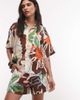 ASOS DESIGN ASOS DESIGN beach shorts in tropical abstract - part of a set-Multi - 1