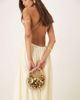 ASOS DESIGN ASOS DESIGN beaded and sequin scoop grab clutch bag in gold - 2